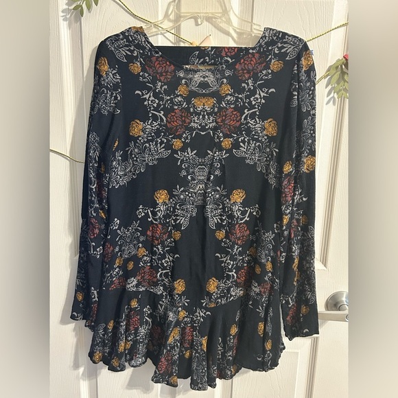 Free People Smooth Talker Tunic Dress in Raven Black - S - Picture 3 of 9